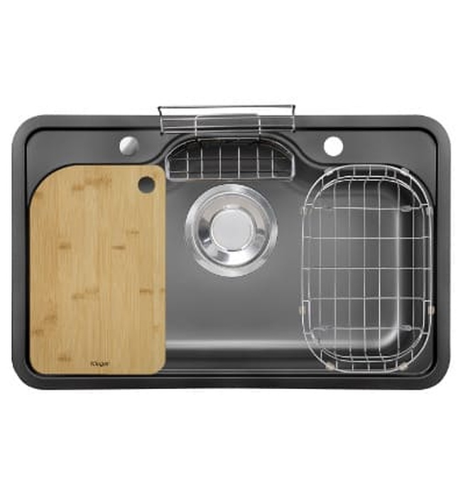 Chậu rửa bát 1 hố Kluger KT8050FB-S80 Plus