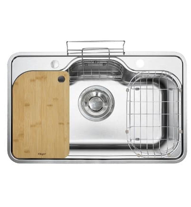 Chậu rửa bát 1 hố Kluger KT8050SL-S80 Plus