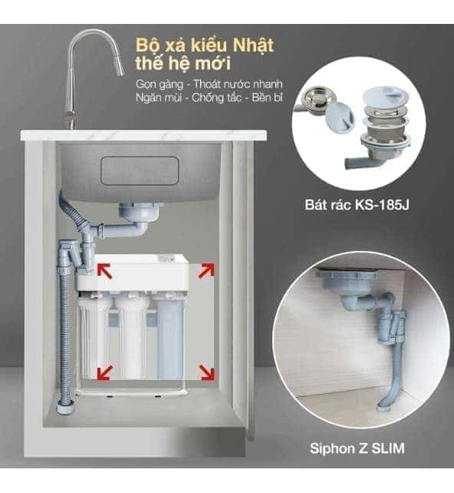 Chậu rửa bát 1 hố Kluger KY7545SL-S75