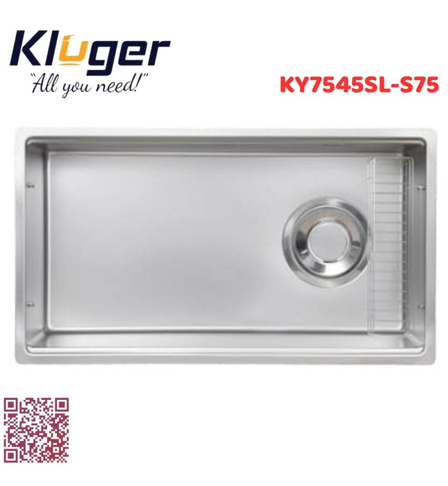Chậu rửa bát 1 hố Kluger KY7545SL-S75