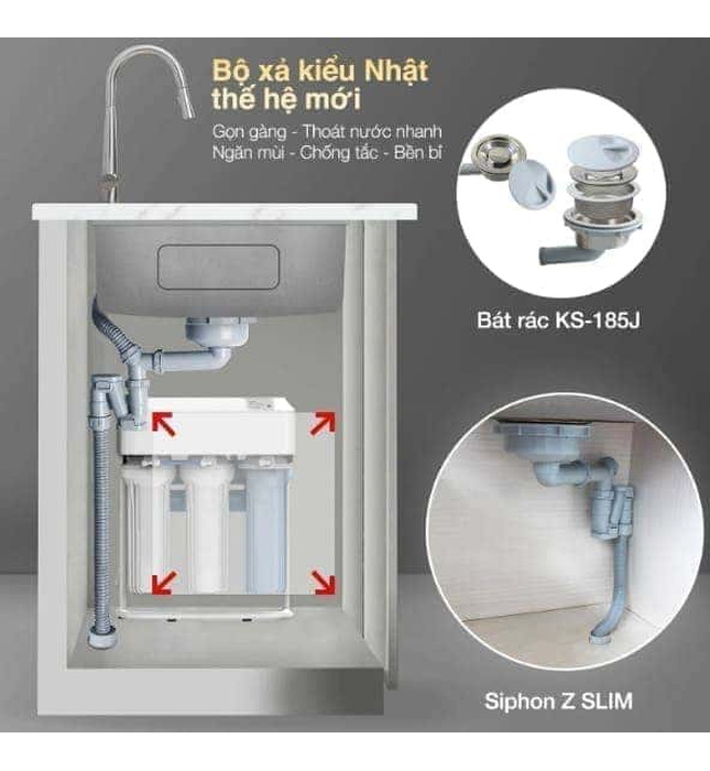 Chậu rửa bát 1 hố Kluger KY8045FS-S80