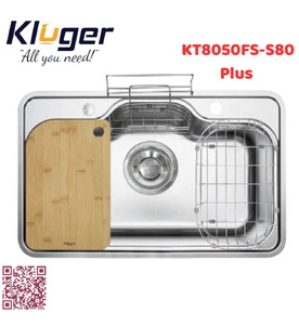 Chậu rửa bát 1 hố Kluger KT8050FS-S80 Plus