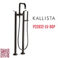 Vòi bồn tắm gắn sàn 1 chân màu đen Kallista P32832-LV-BGP