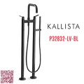 Vòi bồn tắm gắn sàn 1 chân màu đen Kallista P32832-LV-BL