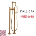 Vòi bồn tắm gắn sàn 1 chân màu đồng Kallista P32832-LV-BLH