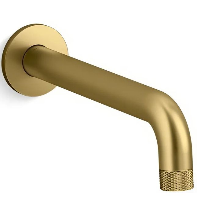 Vòi xả bồn tắm âm tường màu nickel Kallista P32833-00-BN