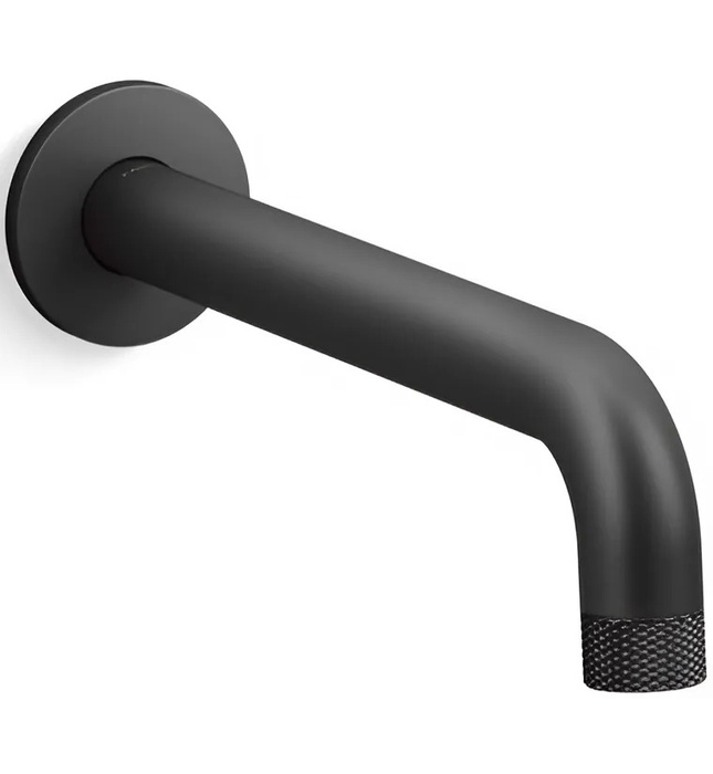 Vòi xả bồn tắm âm tường màu nickel Kallista P32833-00-BN