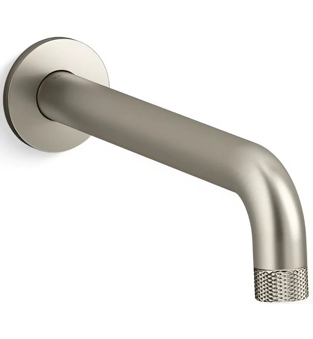 Vòi xả bồn tắm âm tường màu đen Kallista P32833-00-BGP