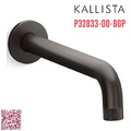 Vòi xả bồn tắm âm tường màu đen Kallista P32833-00-BGP