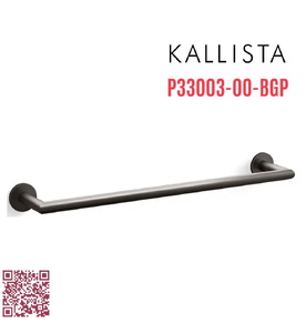 Thanh treo khăn đơn 18" màu đen Kallista P33003-00-BGP