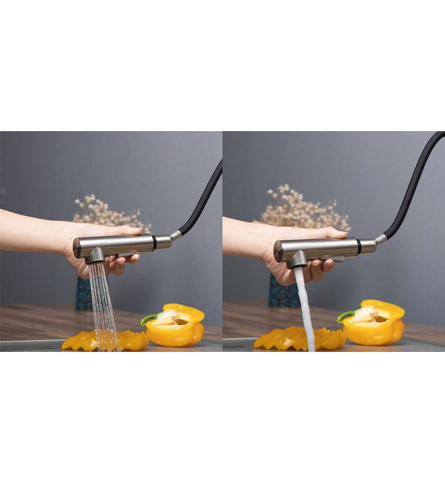 Vòi chậu rửa bát dây rút Kluger KLF0001S