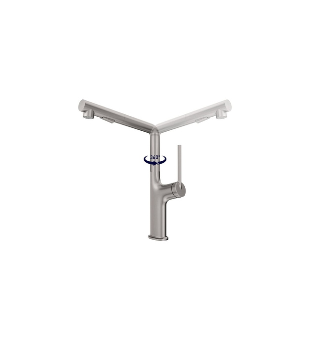 Vòi chậu rửa bát dây rút Kluger KLF0001S