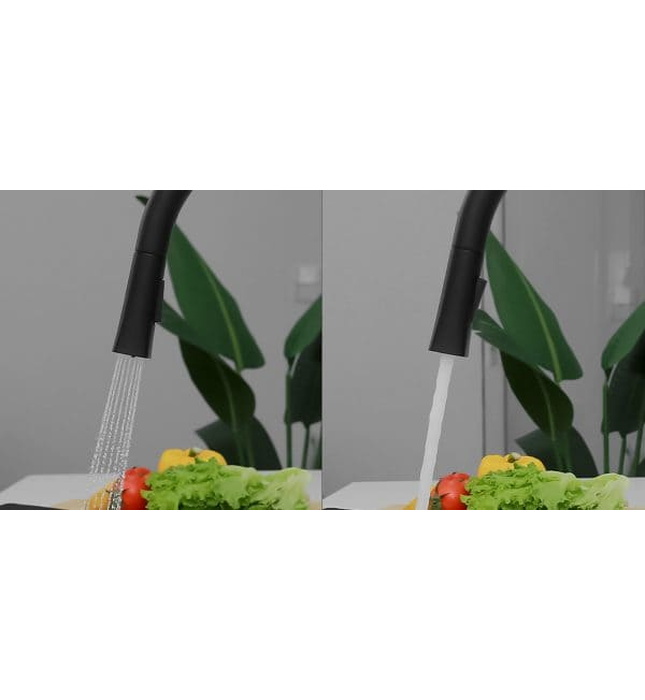 Vòi chậu rửa bát dây rút Kluger KLF0002B