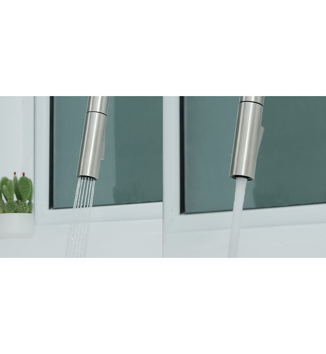 Vòi chậu rửa bát dây rút Kluger KLF0008S