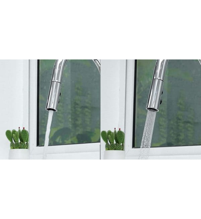 Vòi chậu rửa bát dây rút Kluger KLF0005C