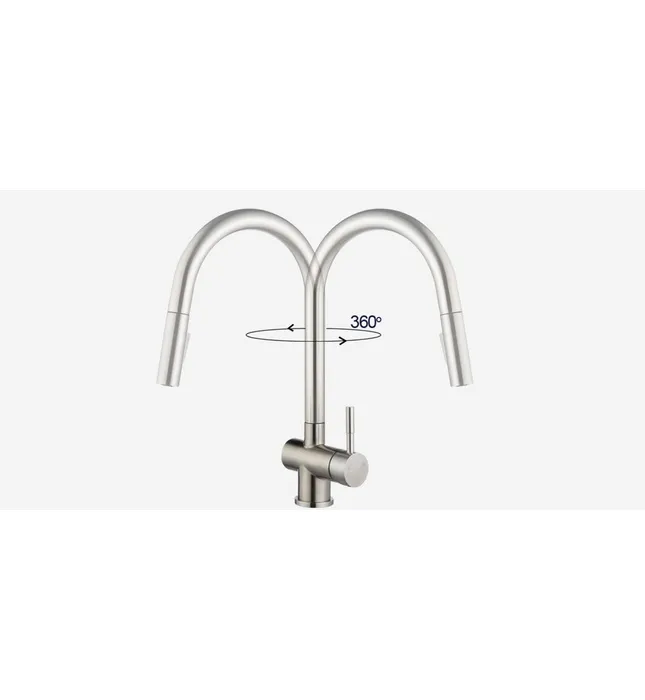 Vòi chậu rửa bát dây rút Kluger KLF0008S