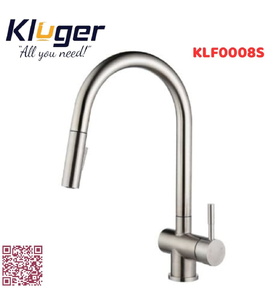 Vòi chậu rửa bát dây rút Kluger KLF0008S