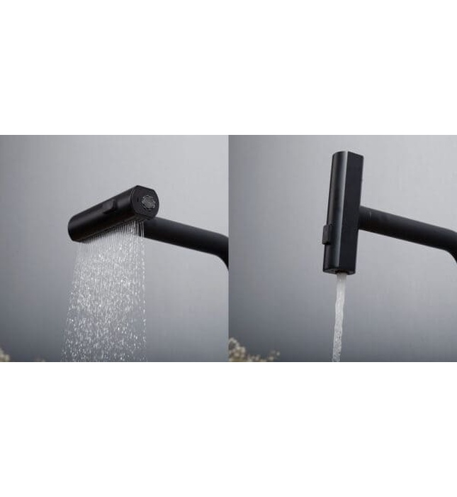 Vòi chậu rửa bát dây rút Kluger KLF0018B