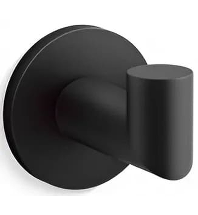 Móc treo tường đơn màu đen Kallista P33005-00-BGP