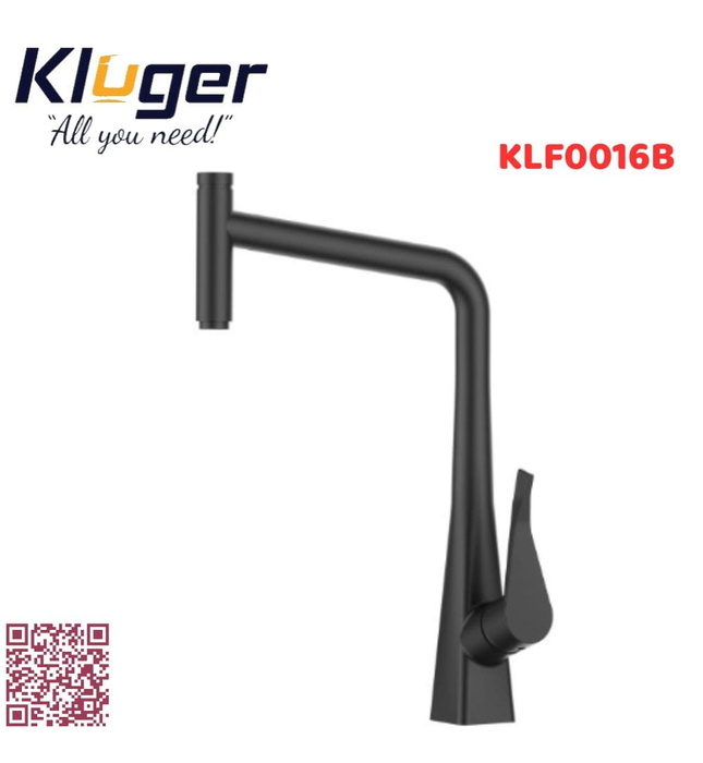 Vòi chậu rửa bát dây rút Kluger KLF0016B