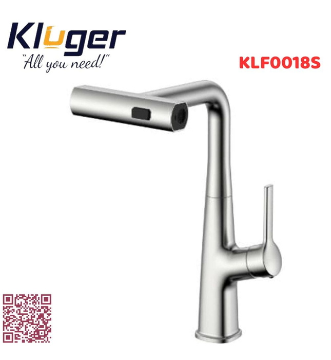 Vòi chậu rửa bát dây rút Kluger KLF0018S