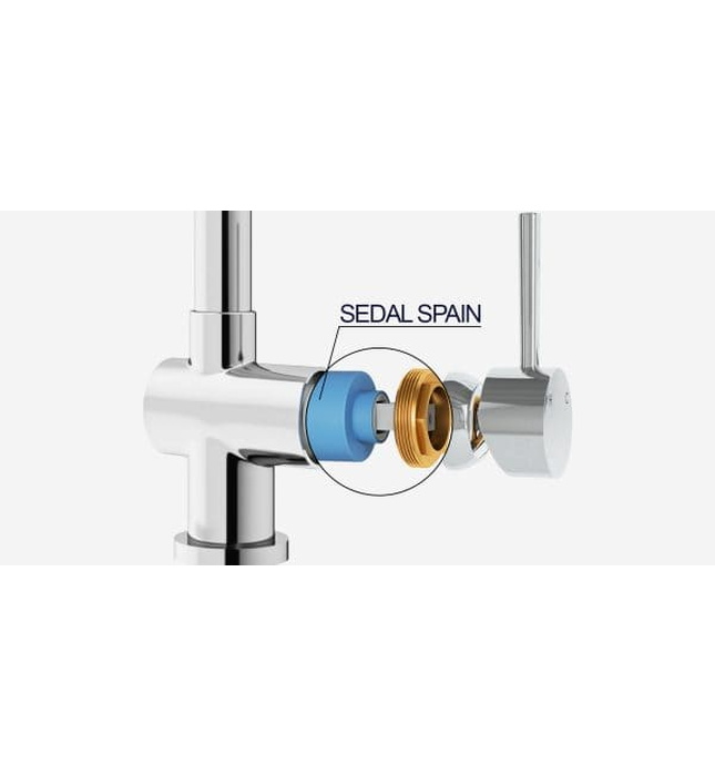 Vòi chậu rửa bát dây rút Kluger KLF0015C