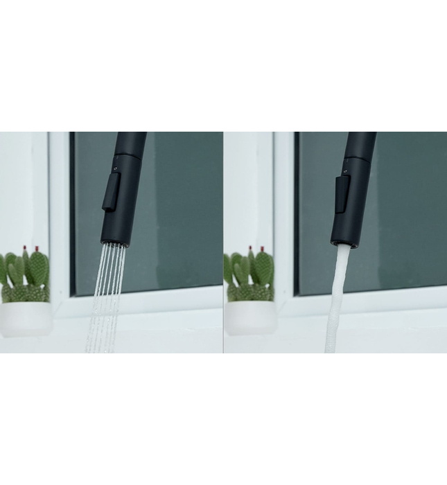 Vòi chậu rửa bát dây rút Kluger KLF0008B