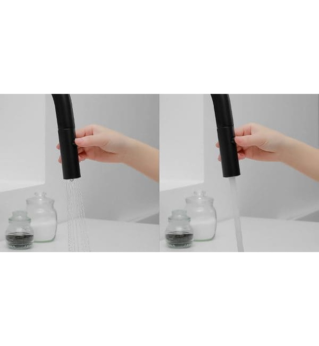 Vòi chậu rửa bát dây rút Kluger KLF0010B