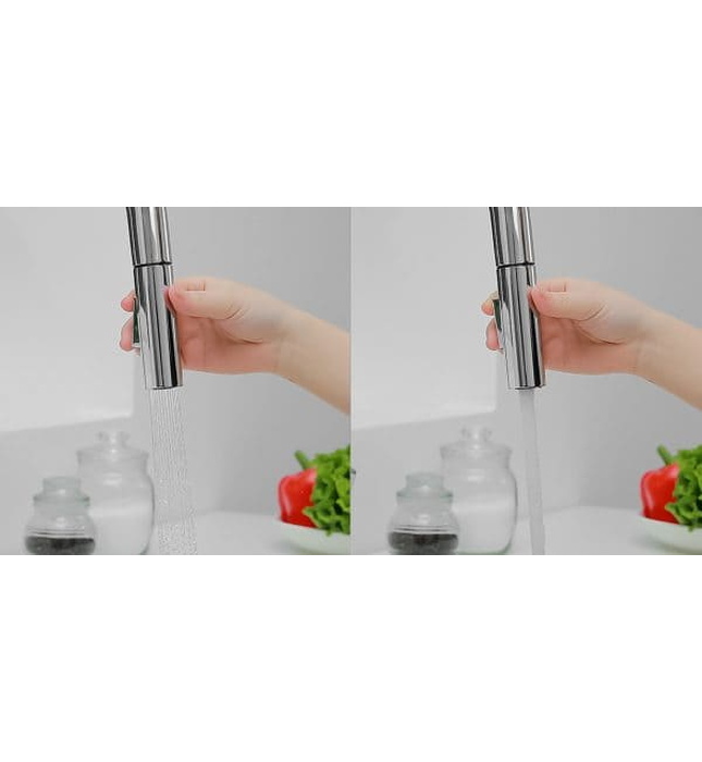 Vòi chậu rửa bát dây rút Kluger KLF0011C