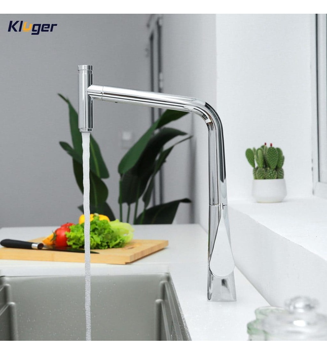 Vòi chậu rửa bát dây rút Kluger KLF0018S