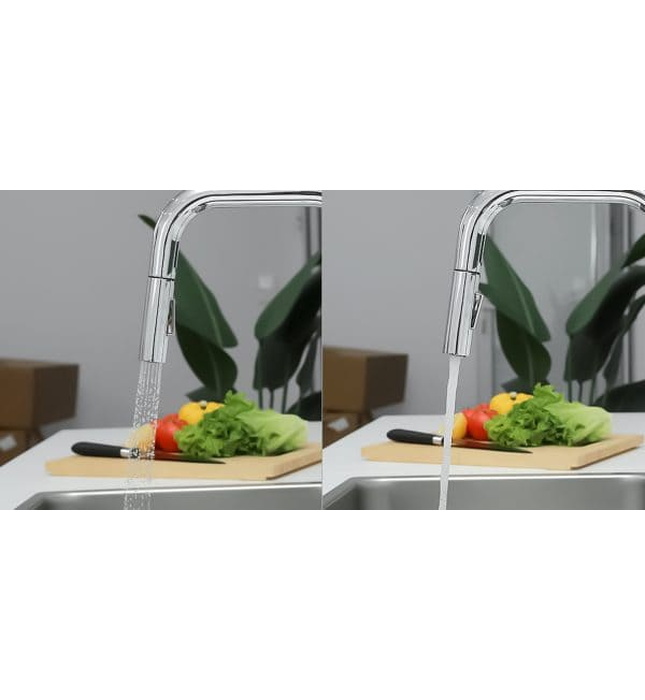 Vòi chậu rửa bát dây rút Kluger KLF0013C