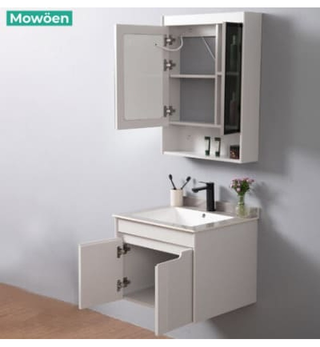 Bộ tủ chậu cao cấp Mowoen MW2805-60PVC