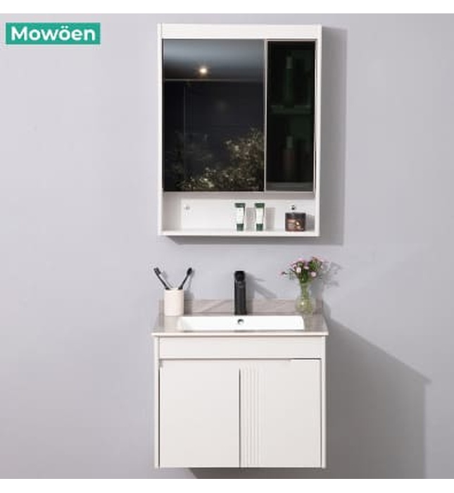 Bộ tủ chậu cao cấp Mowoen MW2805-60PVC