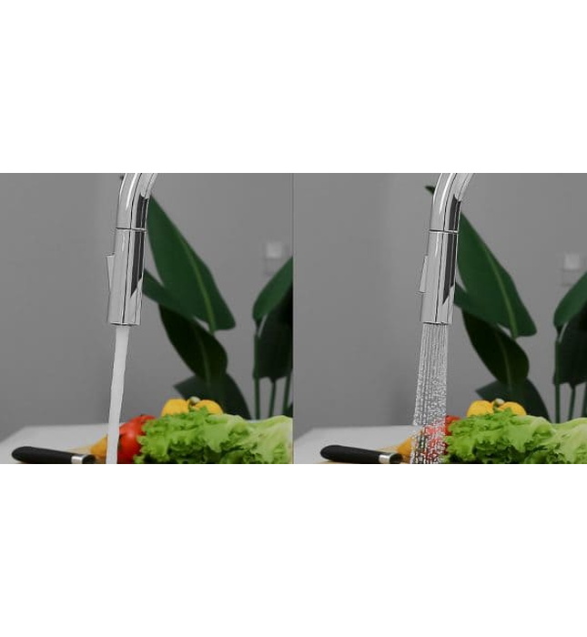 Vòi chậu rửa bát dây rút Kluger KLF0019C