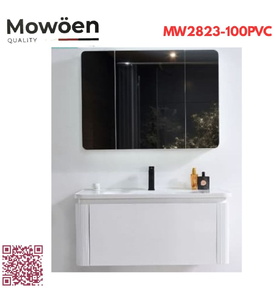 Bộ tủ chậu lavabo nhựa PVC Mowoen MW2823-100PVC