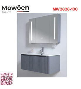 Bộ tủ chậu lavabo nhựa PVC Mowoen MW2828-100