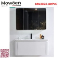Bộ tủ chậu lavabo nhựa PVC Mowoen MW2823-80PVC 