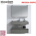 Bộ tủ chậu lavabo nhựa PVC Mowoen MW2826-100PVC