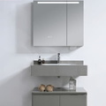 Bộ tủ chậu lavabo nhựa PVC Mowoen MW2826-80PVC
