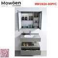 Bộ tủ chậu lavabo nhựa PVC Mowoen MW2826-80PVC