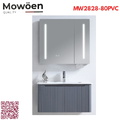 Bộ tủ chậu lavabo nhựa PVC Mowoen MW2828-80PVC