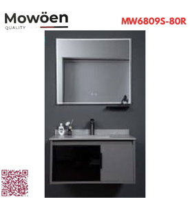 Bộ tủ chậu cao cấp đèn Mowoen MW6809S-80R