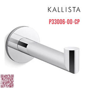 Móc treo giấy vệ sinh màu chrome Kallista P33006-00-CP