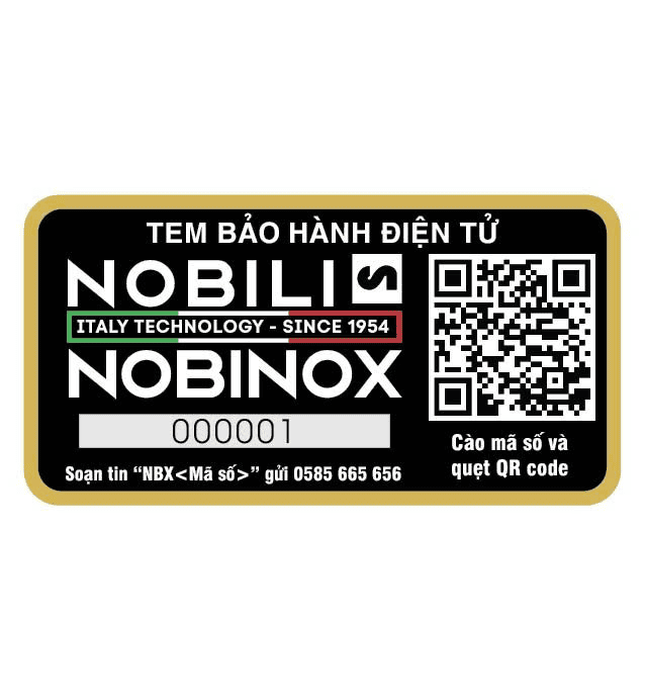 Vòi bếp nóng lạnh dây rút màu vàng đậm Ý Nobili Mania NB306T (CU128137TA)