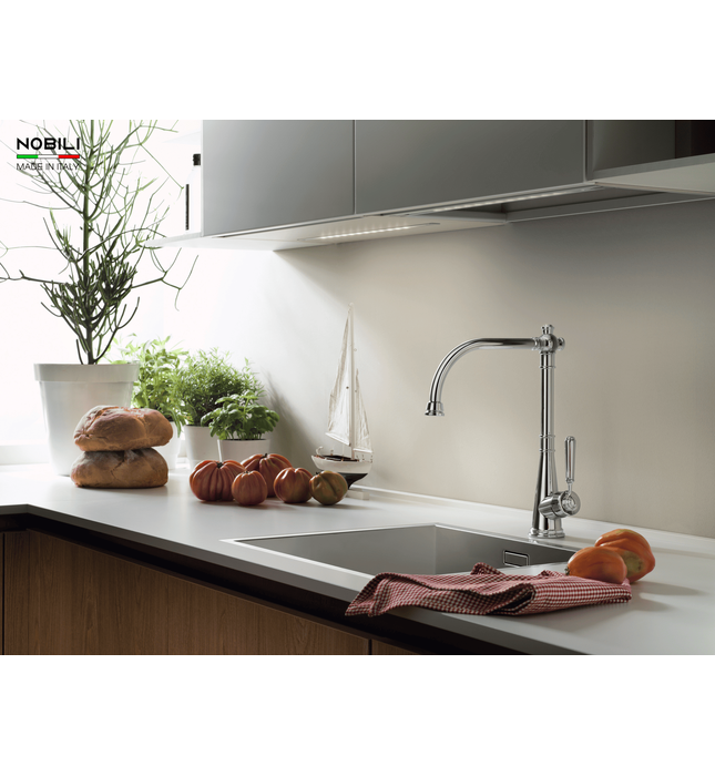 Vòi bếp nóng lạnh tân cổ điển Italy Nobili Charlie NB254 (CH75513CR)