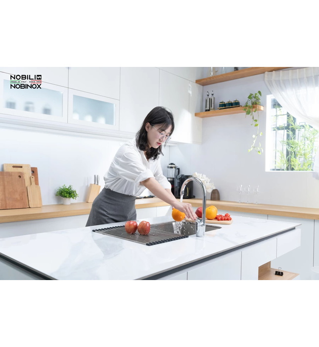 Vòi bếp nóng lạnh Italy Nobili Blues NB188 (BS101113CR)