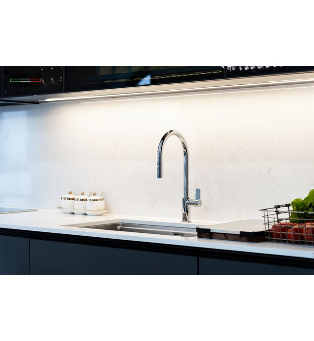 Vòi bếp nóng lạnh dây rút 2 chế độ Italy Nobili Flag NB205 (FL96137CR)