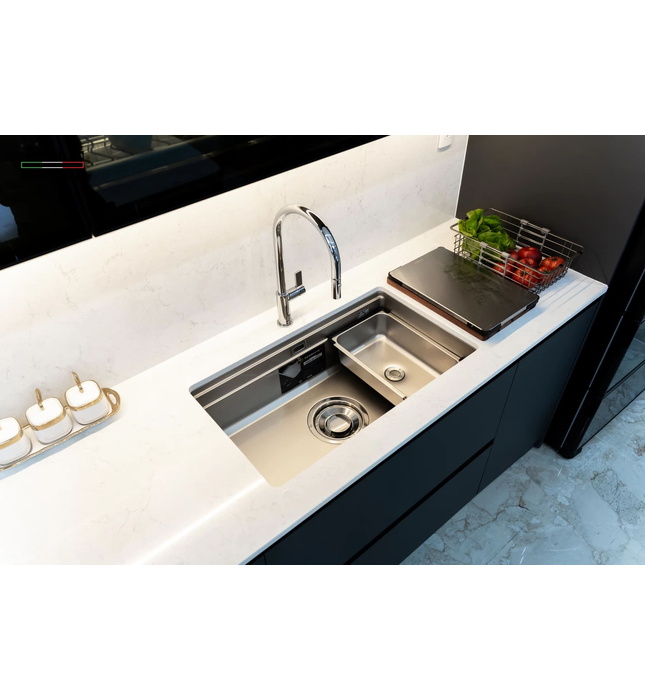 Vòi bếp nóng lạnh dây rút 2 chế độ Italy Nobili Flag NB205 (FL96137CR)