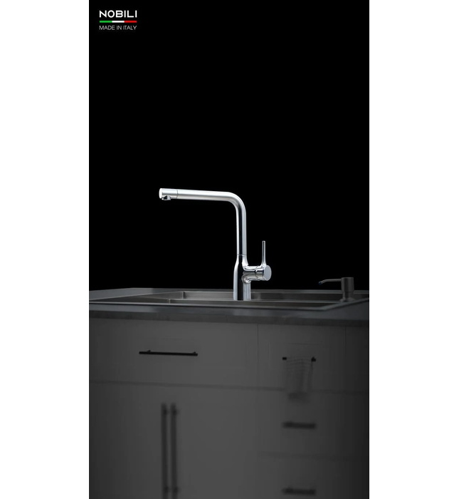 Vòi chậu rửa bát nóng lạnh Italy Nobili Mania NB214 (CU128113CR)