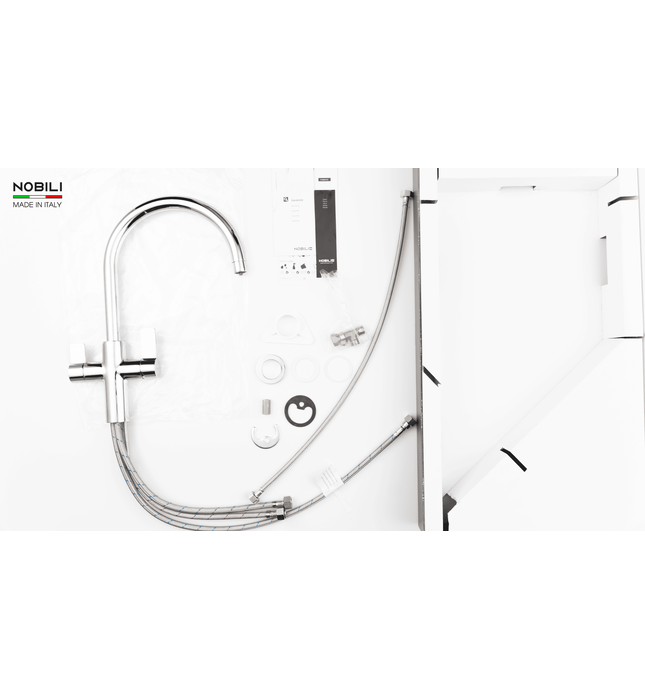 Vòi bếp nóng lạnh 3 đường nước Italy Nobili Sora NB164 (FL96824/3VCR)